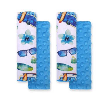 Μαξιλαράκια Ζώνης Αυτοκινήτου - bus/ turquoise