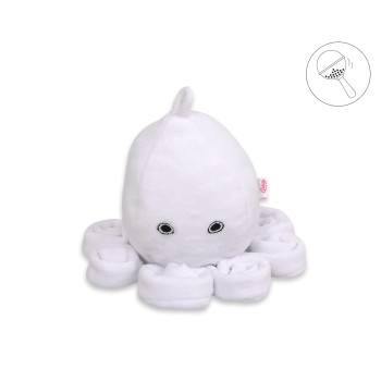 Χταποδάκι αγκαλιάς - white - smooth minky