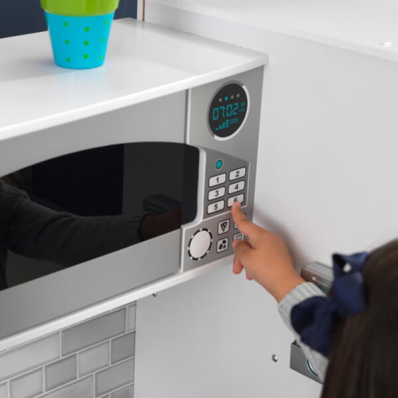 Κουζίνα Kidkraft - Large Play Kitchen with Lights & Sounds - White