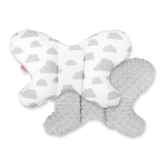 Double-sided anti shock cushion BUTTERFLY - clouds gray/gray Double-sided anti shock cushion BUTTERFLY - clouds gray/gray