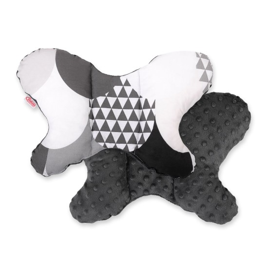 Double-sided anti shock cushion BUTTERFLY - gray fish scales/anthracite Double-sided anti shock cushion BUTTERFLY - gray fish scales/anthracite