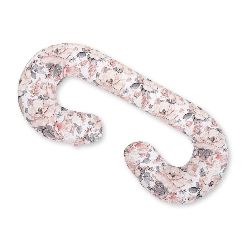 Μαξιλάρι Εγκυμοσύνης Σε Σχήμα C - sepia roses