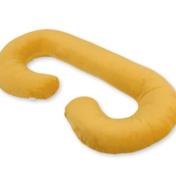 Μαξιλάρι Εγκυμοσύνης Σε Σχήμα C minky - honey yellow