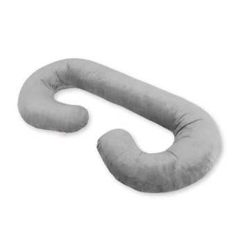 Μαξιλάρι Εγκυμοσύνης Σε Σχήμα C minky - gray