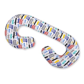 Μαξιλάρι Εγκυμοσύνης Σε Σχήμα C - colorful cars