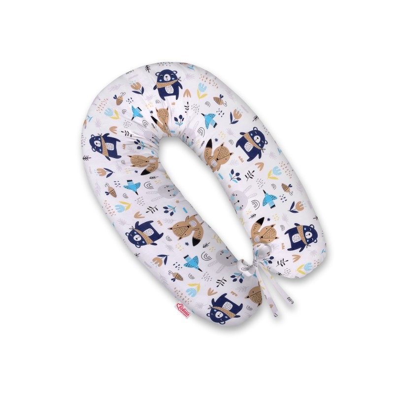 Μαξιλάρι εγκυμοσύνης LONGER - navy blue bears