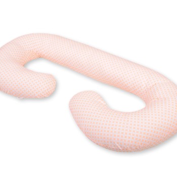 Μαξιλάρι Εγκυμοσύνης Σε Σχήμα C - rosette peach