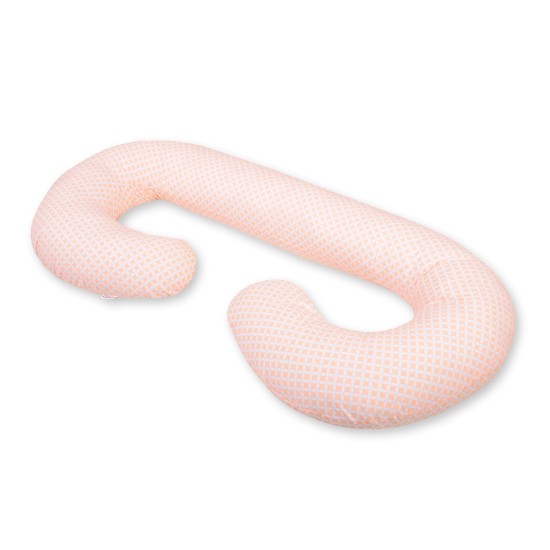 Μαξιλάρι Εγκυμοσύνης Σε Σχήμα C - rosette peach