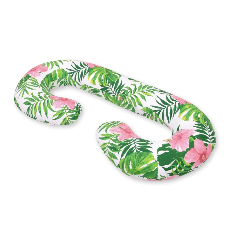 Μαξιλάρι Εγκυμοσύνης Σε Σχήμα C - tropical flowers