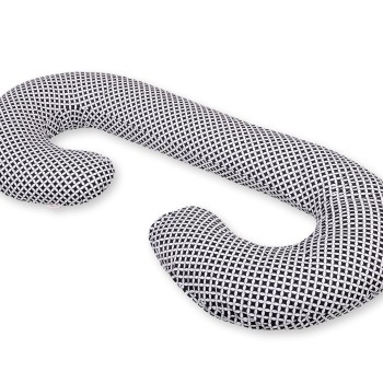 Μαξιλάρι Εγκυμοσύνης Σε Σχήμα C - rosette black