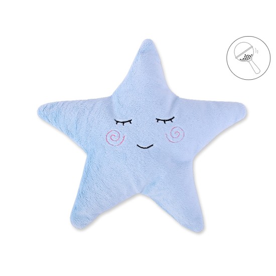 Μαξιλάρι LITTLE STAR με Κουδουνίστρα - blue Μαξιλάρι LITTLE STAR με Κουδουνίστρα - blue
