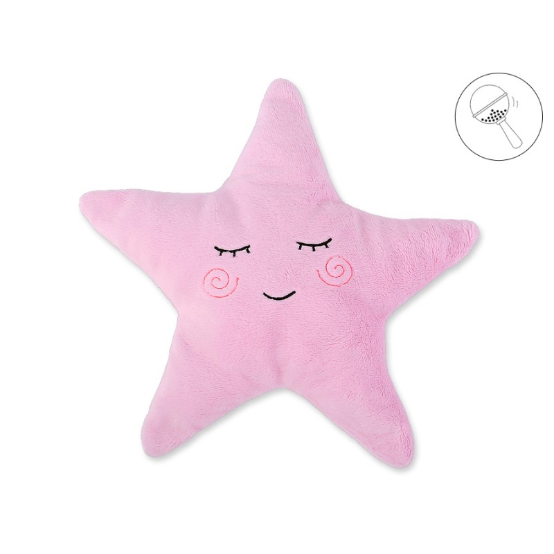 Μαξιλάρι LITTLE STAR με Κουδουνίστρα - pink