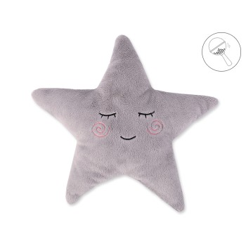 Μαξιλάρι LITTLE STAR με Κουδουνίστρα - gray