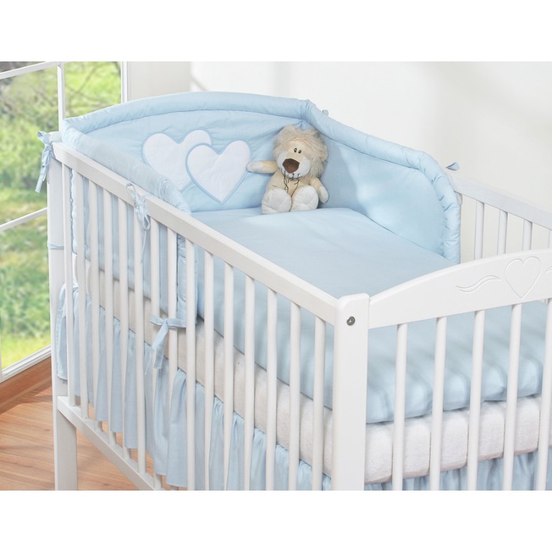 Universal bumper- Hanging Hearts blue