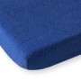 Sheet made of frotte (terry) 140x200cm- dark blue
