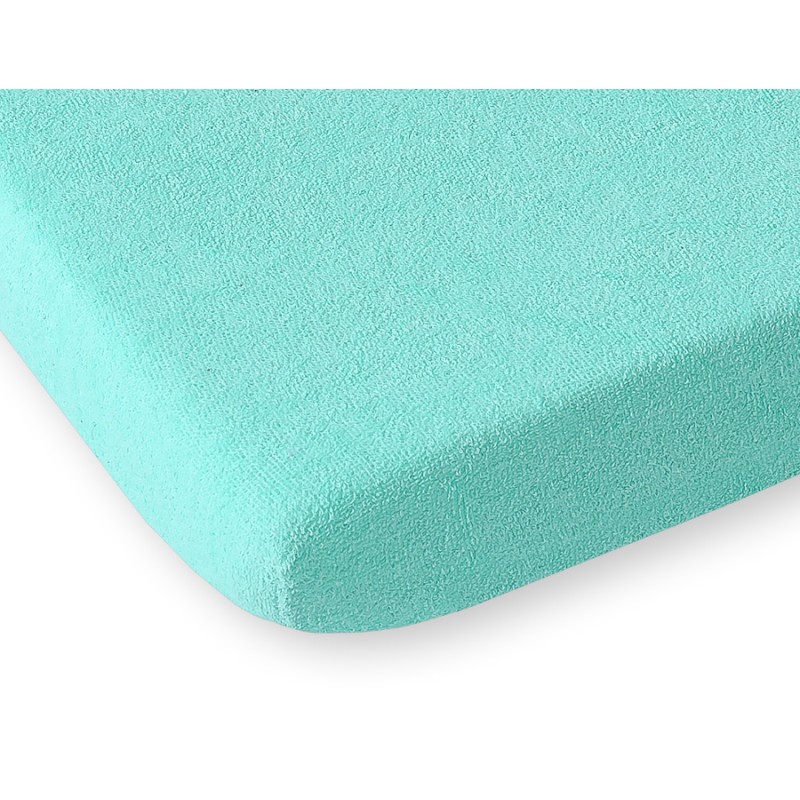 Sheet made of frotte (terry) 140x200cm- mint