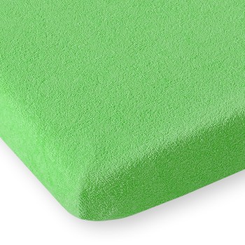 Σεντόνι με Λάστιχο frotte (terry) 80x200cm- apple green