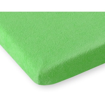 Σεντόνι με Λάστιχο frotte (terry) 80x200cm- apple green
