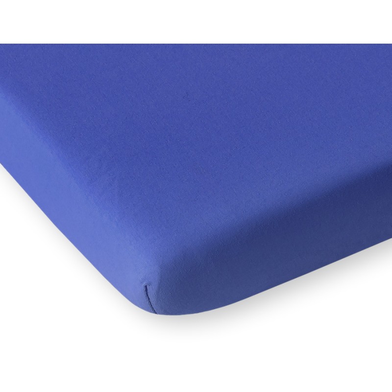 Sheet made of jersey - dark blue