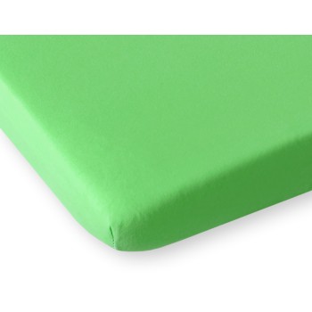 Sheet made of jersey - apple green