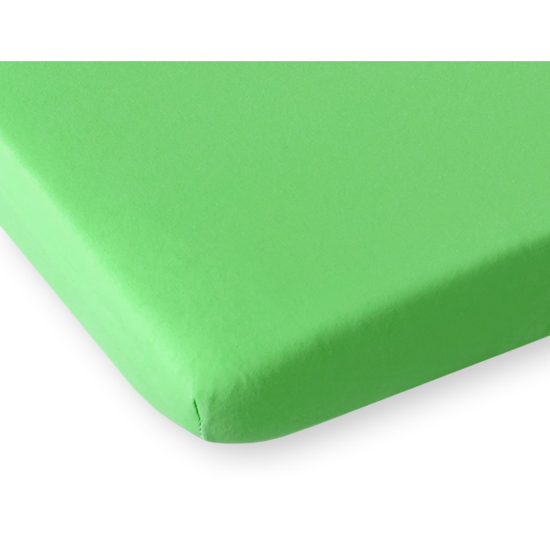 Sheet made of jersey - apple green