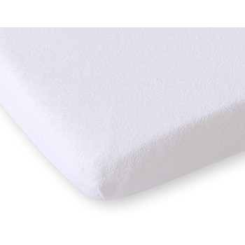 Σεντόνι με Λάστιχο frotte (terry) 80x200cm- White