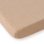 Σεντόνι frotte με λάστιχο 120x60cm- Beige