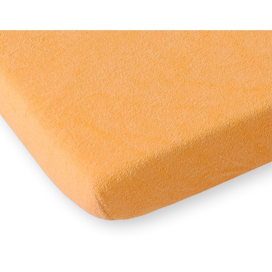 Σεντόνι frotte με λάστιχο 120x60cm- Orange Σεντόνι frotte με λάστιχο 120x60cm- Orange