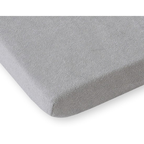 Σεντόνι frotte με λάστιχο 120x60cm- Grey Σεντόνι frotte με λάστιχο 120x60cm- Grey