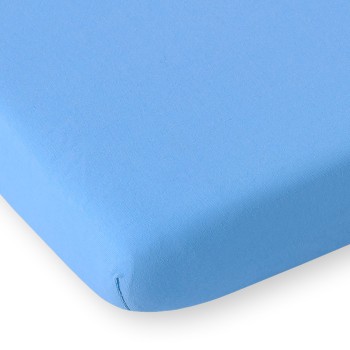 Σεντόνι Με Λάστιχο Jersey 120x60cm- Blue