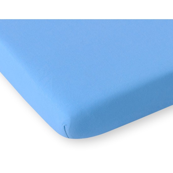 Σεντόνι Με Λάστιχο Jersey 120x60cm- Blue Σεντόνι Με Λάστιχο Jersey 120x60cm- Blue