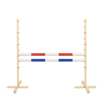 Εμπόδιο Άλματος Hobby Horse Υ:120cm, με 2 ράβδους 50mm - red/blue