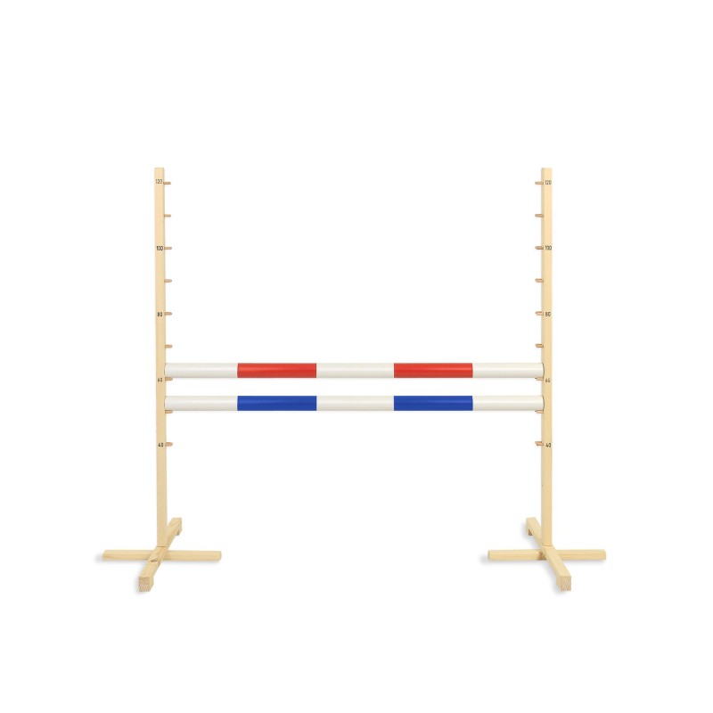 Εμπόδιο Άλματος Hobby Horse Υ:120cm, με 2 ράβδους 50mm - red/blue