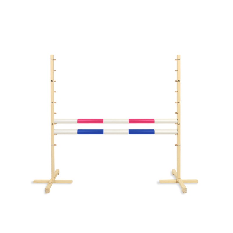 Εμπόδιο Άλματος Hobby Horse Υ:120cm, με 2 ράβδους 50mm - pink