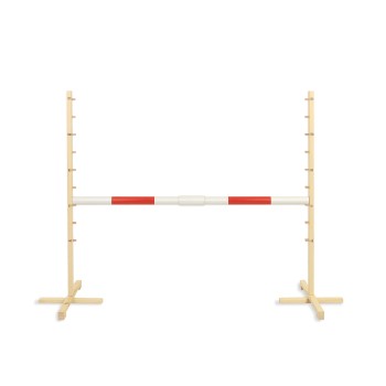 Jumping obstacle for Hobby Horse 160 cm, h-120cm, beam 50mm - red