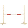 Jumping obstacle for Hobby Horse 160 cm, h-120cm, beam 50mm - red