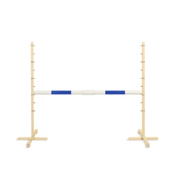 Jumping obstacle for Hobby Horse 160 cm, h-120cm, beam 50mm - blue