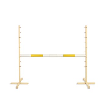Jumping obstacle for Hobby Horse 160 cm, h-120cm, beam 50mm - yellow