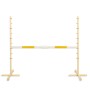 Jumping obstacle for Hobby Horse 160 cm, h-120cm, beam 50mm - yellow