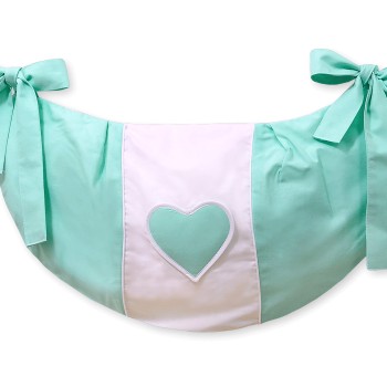 Toys bag- Hanging Hearts mint