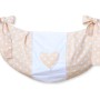 Toys bag- Hanging Hearts white dots on beige