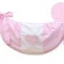 Toys bag- Hanging Hearts pink strips