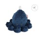 Χταποδάκι Αγκαλιάς με Κουδουνίστρα - dark blue - polka dot minky Χταποδάκι Αγκαλιάς με Κουδουνίστρα - dark blue - polka dot minky