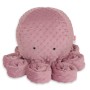 Λούτρινο Χταπόδι Αγκαλιάς Μεγάλο - pastel violet - polka dot minky