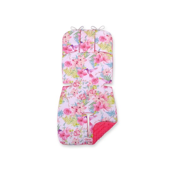 Double-sided cart insert BOBONO - hummingbirds in flowers/rosa Double-sided cart insert BOBONO - hummingbirds in flowers/rosa