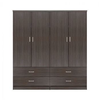 ΣΕΤ 2 ΤΜΧ ΝΤΟΥΛΑΠΑ 4ΦΥΛΛΗ ΜΕ 4 ΣΥΡΤΑΡΙΑ ZEBRANO 160X42X181 HM11349.01