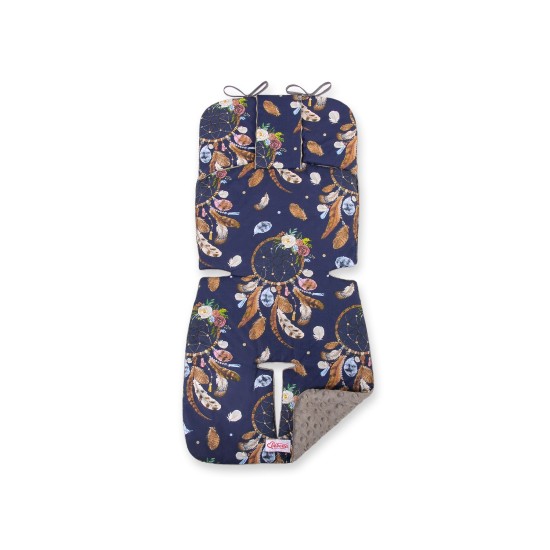 Double-sided cart insert BOBONO - dream catchers dark blue/gray brown