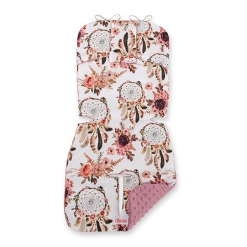 Double-sided cart insert BOBONO - flower dream catchers/pastel pink