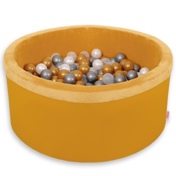 Μπαλοπισίνα minky με 200 Μπάλες - honig gelb