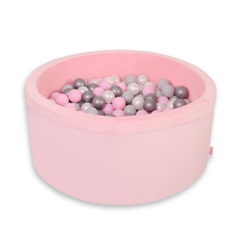Μπαλοπισίνα minky με 200 Μπάλες - pink
